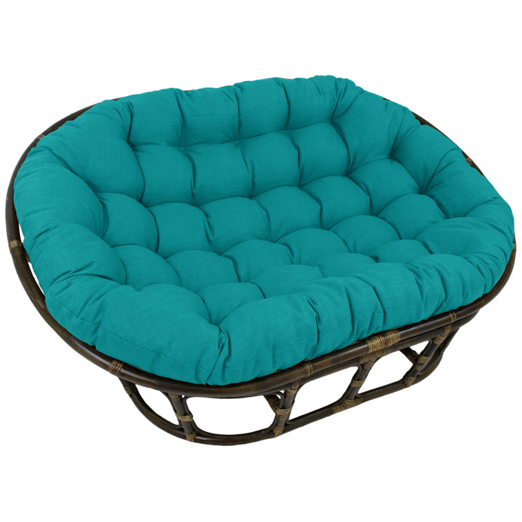 Fuzzy double papasan online cushion